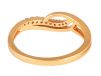 Curv Design Prong Set Diamond Ring