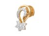 Floral Design Diamond Earrings