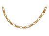 Figaro Curb Link Gold Chain