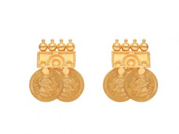 Lakhmi Coin Desing Gold Tops
