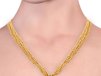 Four Layer Gold Beads Design Thushi Necklace