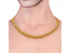 Gold Bead Design  Thushi Necklace