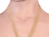 Three Layer Gold Beads Chain