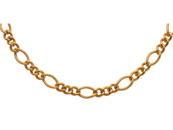 Curb Link Figaro Chain