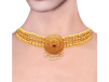 Gold Embossed Filigree Thushi