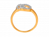 Circle Design CZ Ring