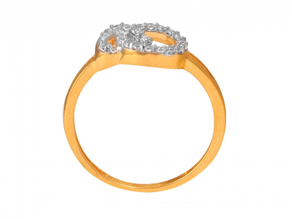 Circle Design CZ Ring