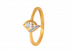 Shell Design CZ Ring