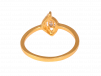 Shell Design CZ Ring