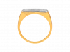 Micro Pave Set CZ Mens Ring